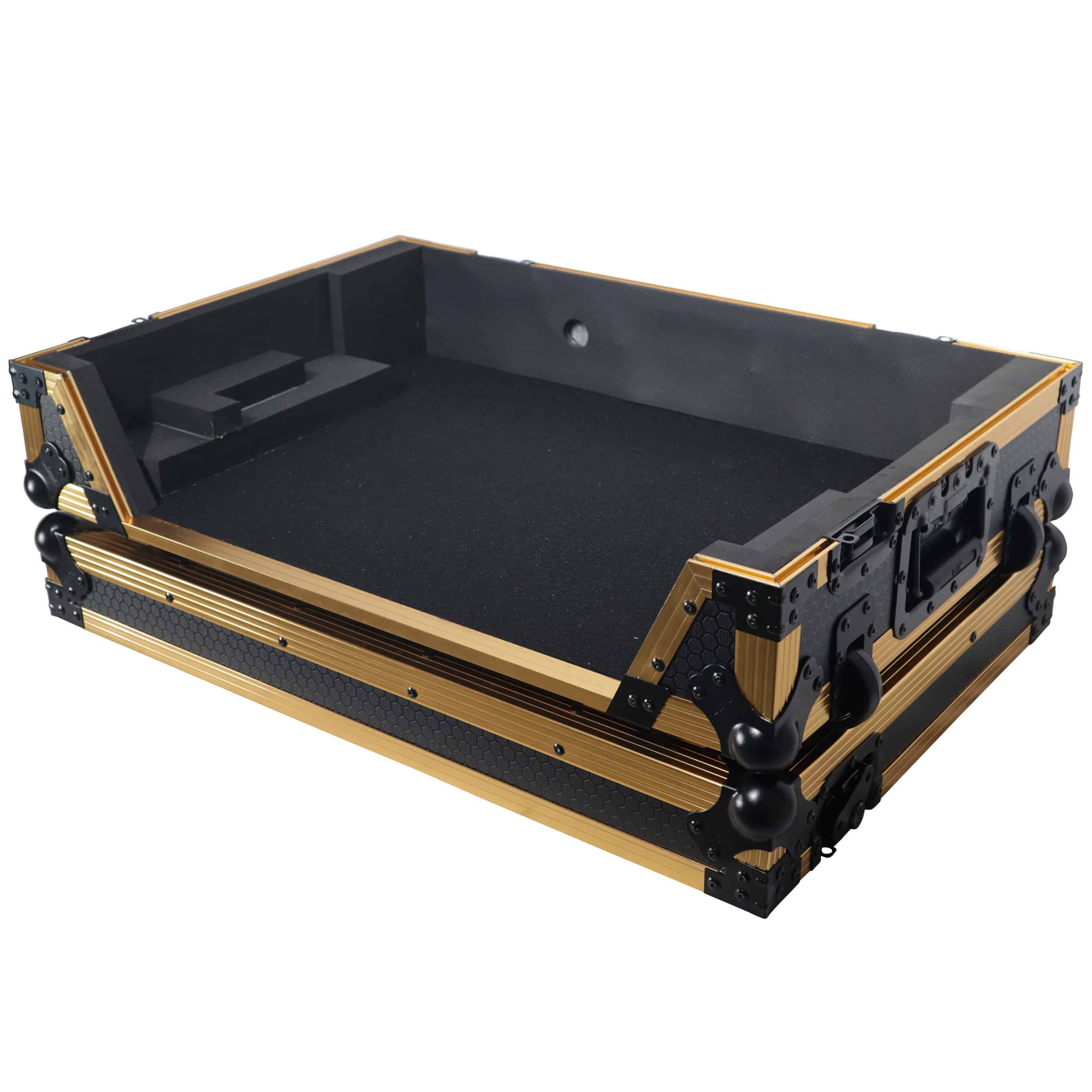 Flight Case For RANE ONE Dj Controller W- Wheels| Gold Black Finish - Image 5