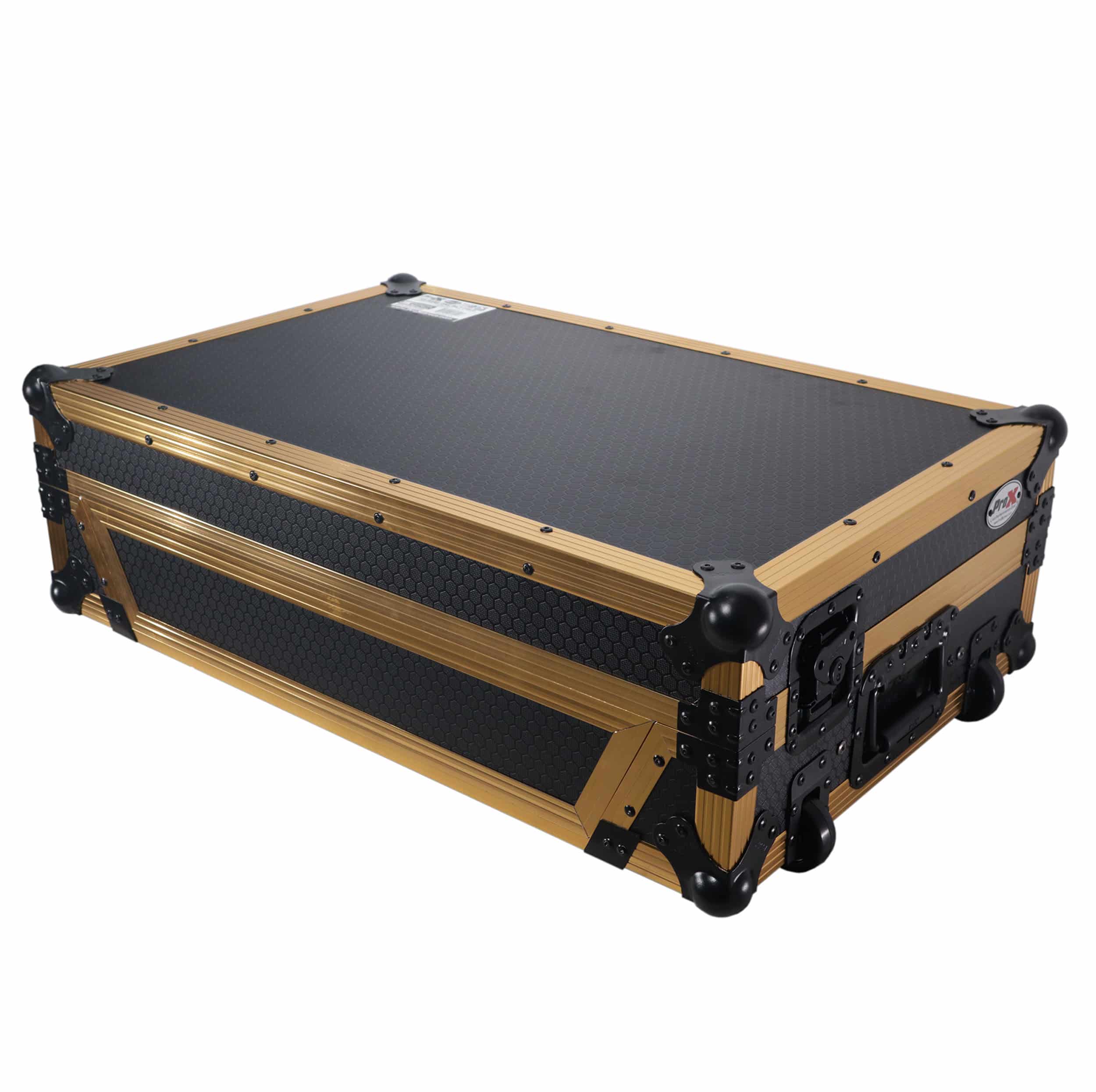Flight Case For RANE ONE Dj Controller W- Wheels| Gold Black Finish - Image 2