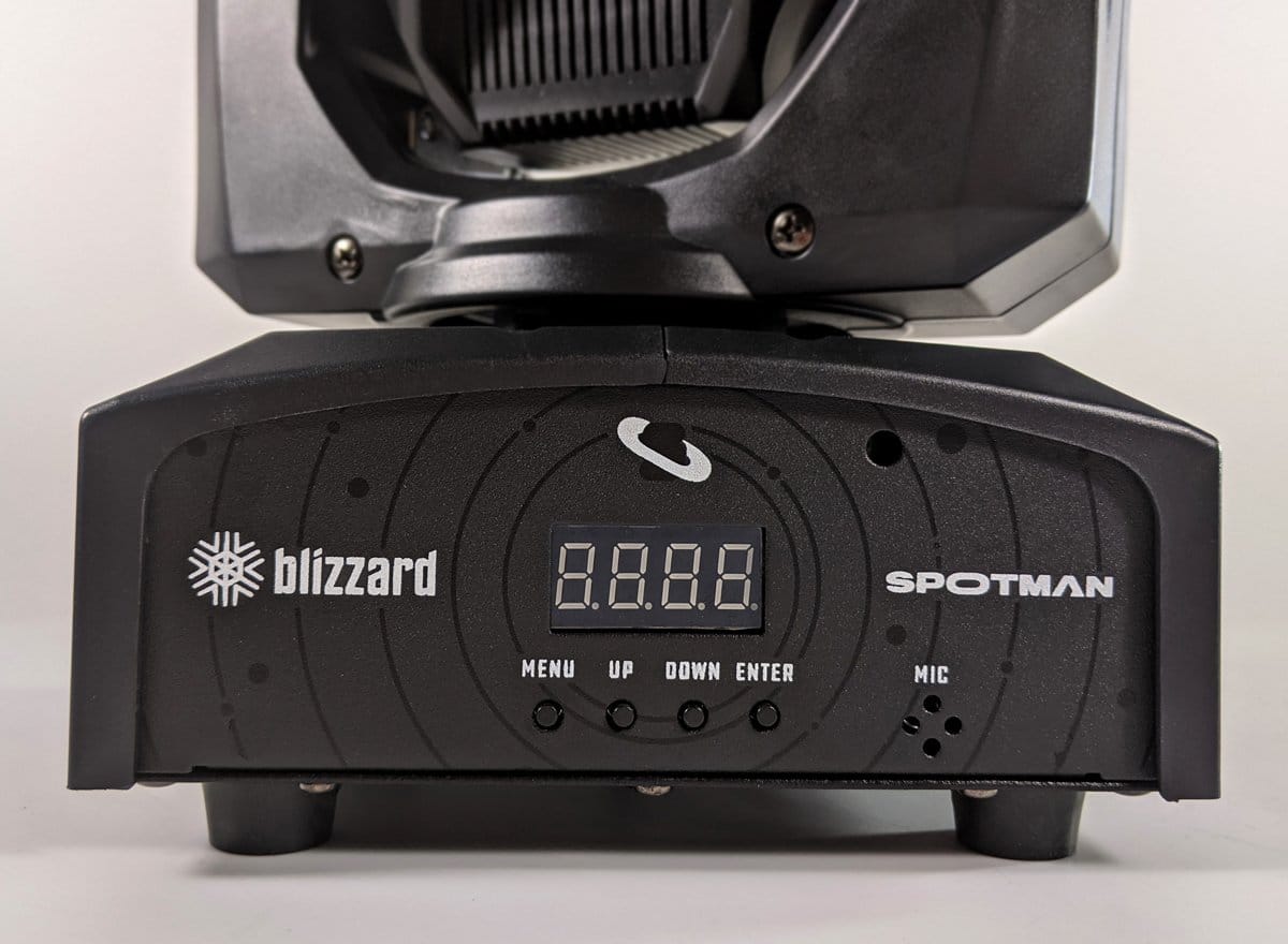 Blizzard Spotman 30W MINI MOVING HEAD 4 Pack + Clamps + DMX Cables - Image 3