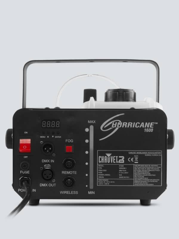 CHAUVET DJ Hurricane 1600 high output fog machine with DMX - Image 4