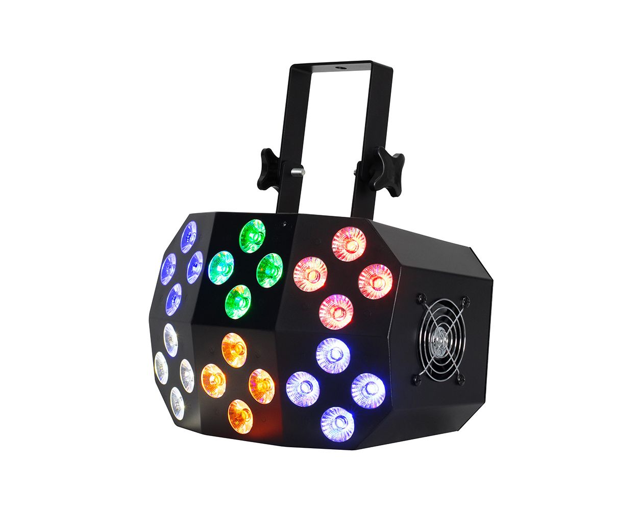 2 Eliminator Lighting Mega Wash 24 RGBWA+UV Effect Lights w/ Carry Bags and Cables - Image 2