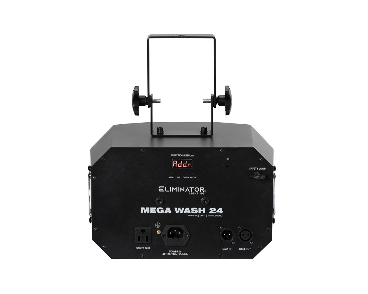 2 Eliminator Lighting Mega Wash 24 RGBWA+UV Effect Lights w/ Carry Bags and Cables - Image 3