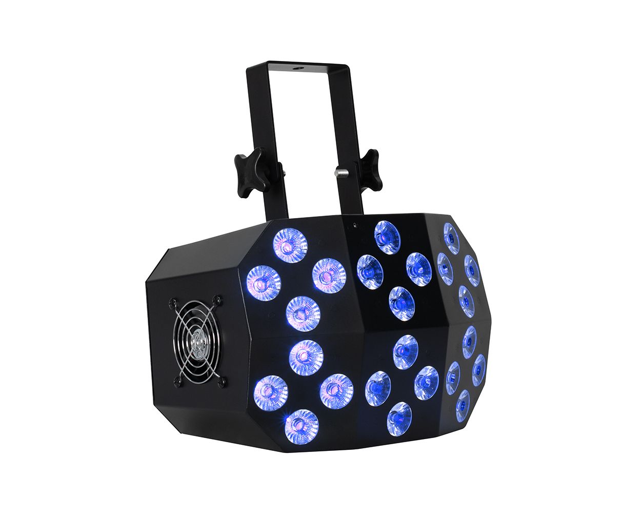 2 Eliminator Lighting Mega Wash 24 RGBWA+UV Effect Lights w/ Carry Bags and Cables - Image 5