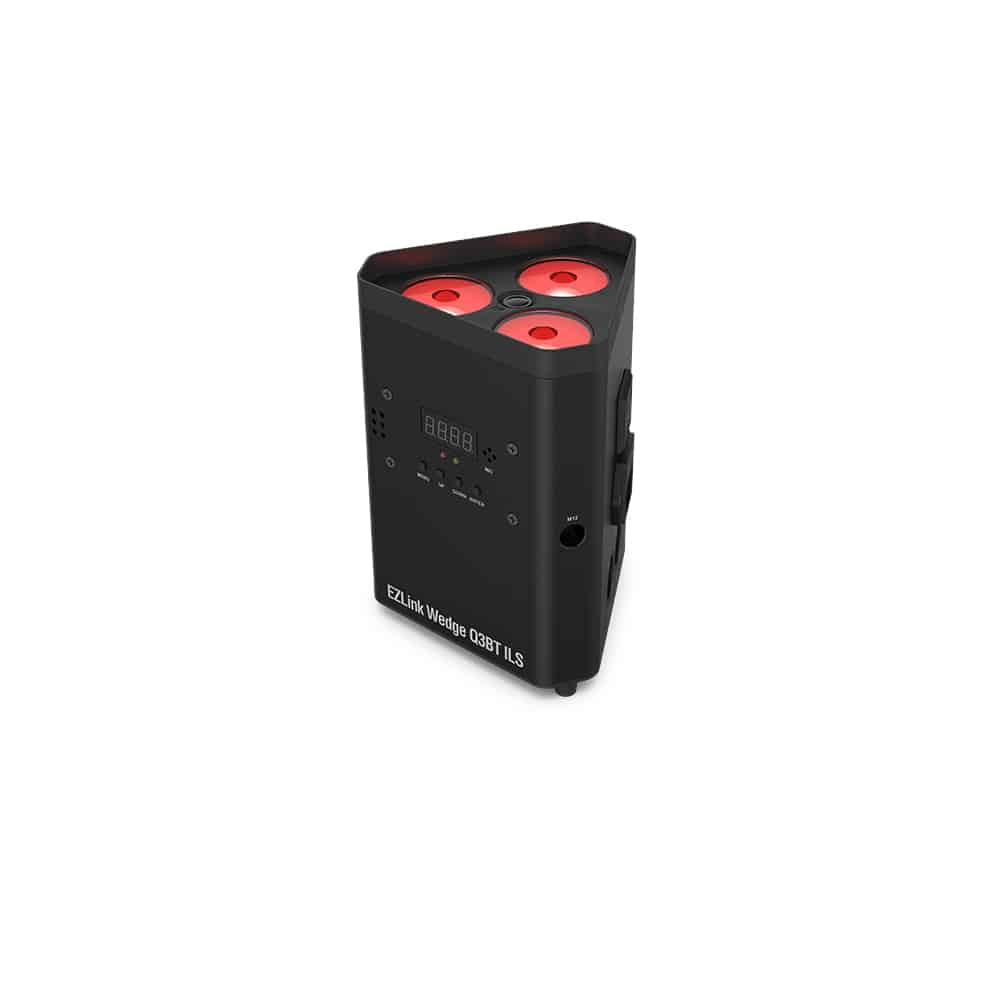 Chauvet DJ Set of 4 EZLink Wedge Q3BT ILS with IRC6 Remote + Cable Wraps - Image 3