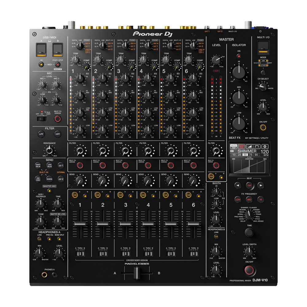 Pioneer DJ DJM-V10 6 Channel Pro DJ Mixer - Image 2