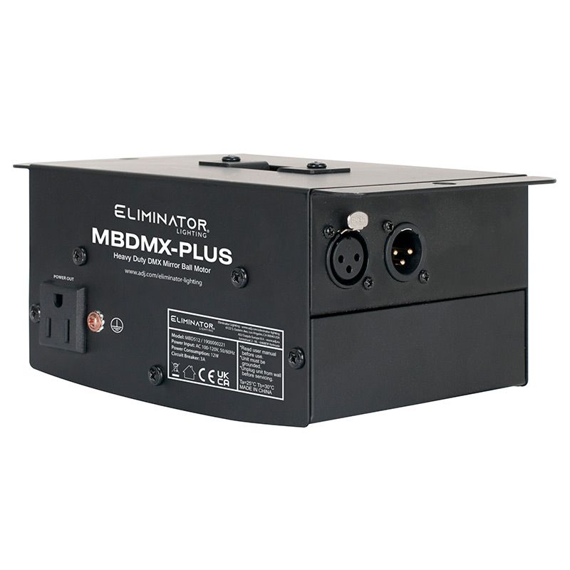 Eliminator Lighting MBDMX-PLUS Heavy Duty DMX Mirror Ball Motor - Image 3