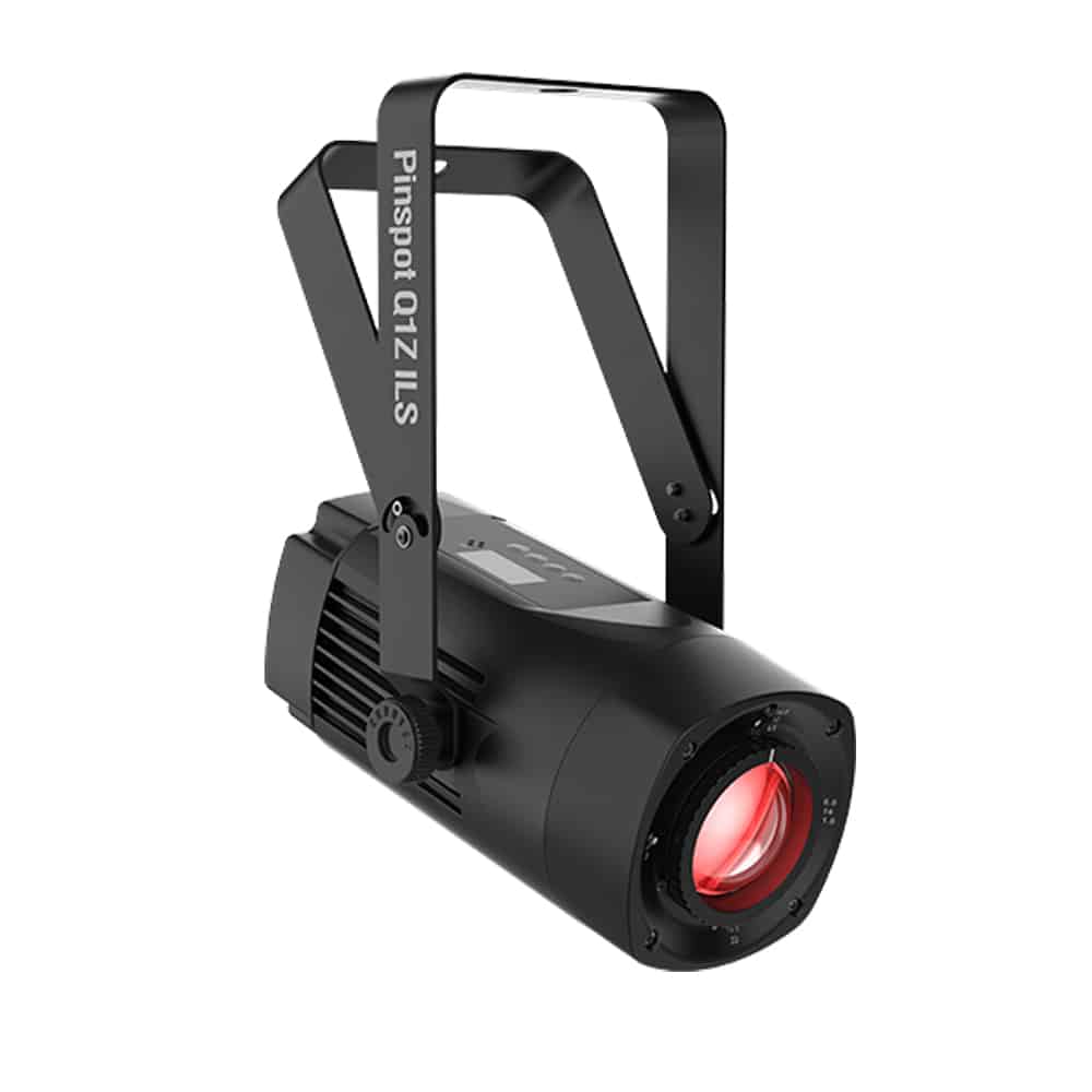 2x Chauvet DJ LED PinSpot Q1Z ILS's w/ Mirror Ball & Motor - Image 7