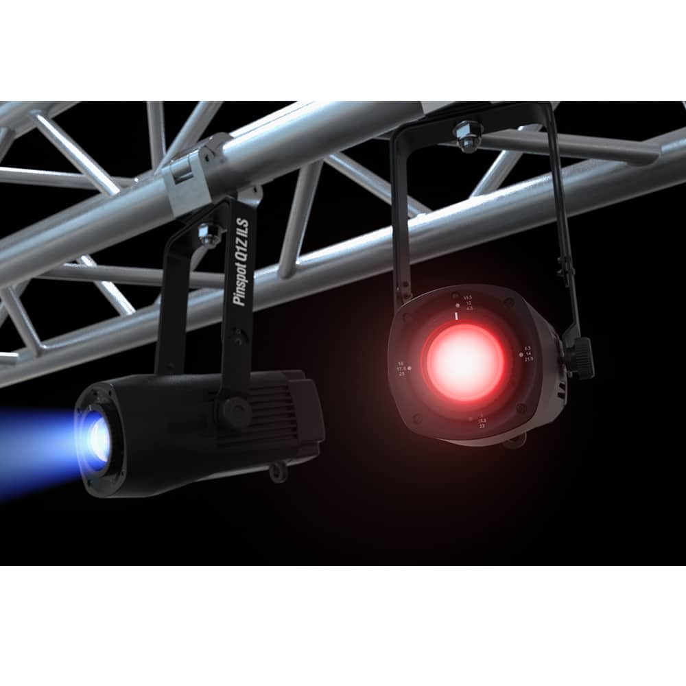 2x Chauvet DJ LED PinSpot Q1Z ILS's w/ Mirror Ball & Motor - Image 6