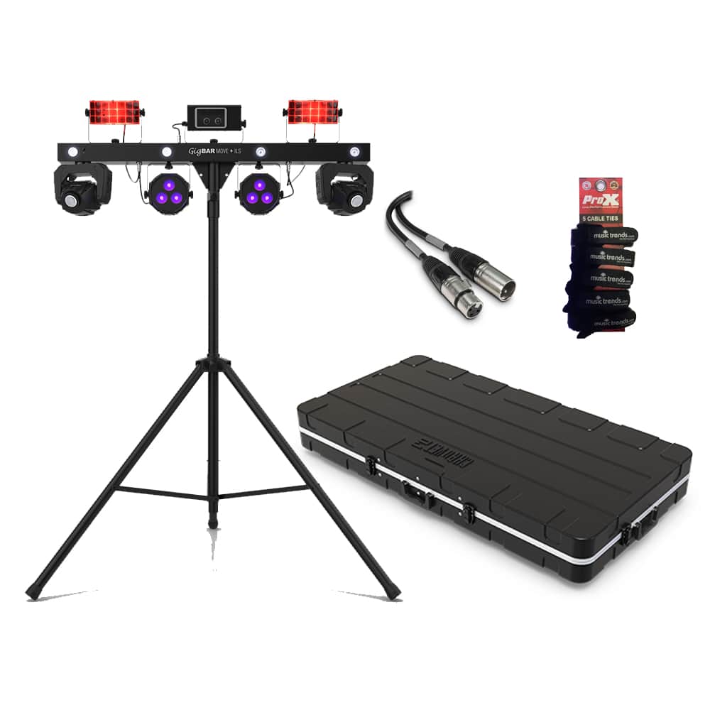Chauvet Gig Bar Move Plus ILS w/ Hardshell Case + DMX Cable