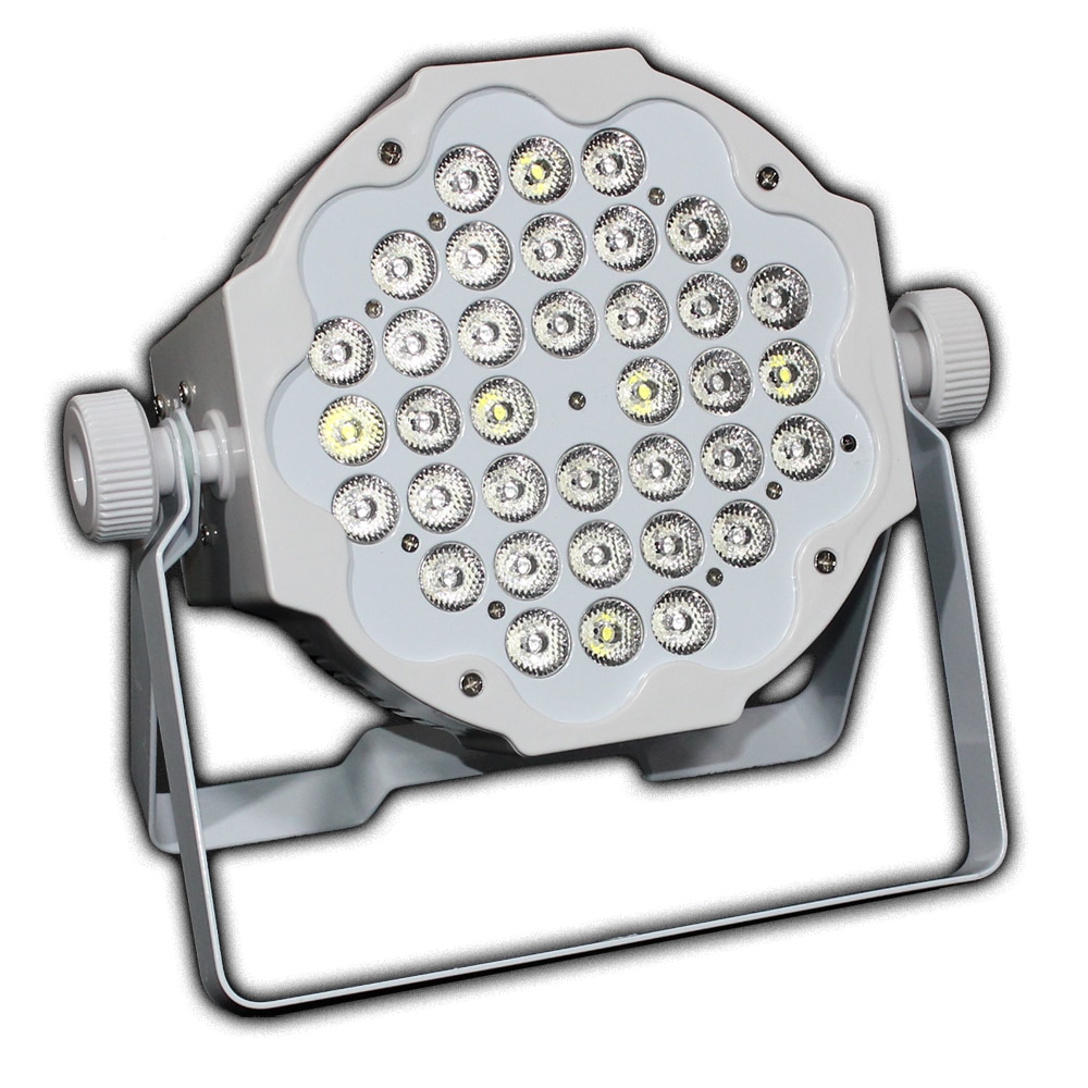 Pro X Fusion RGBWA Par 36x 1W LED Slim Par White Housing - Image 3