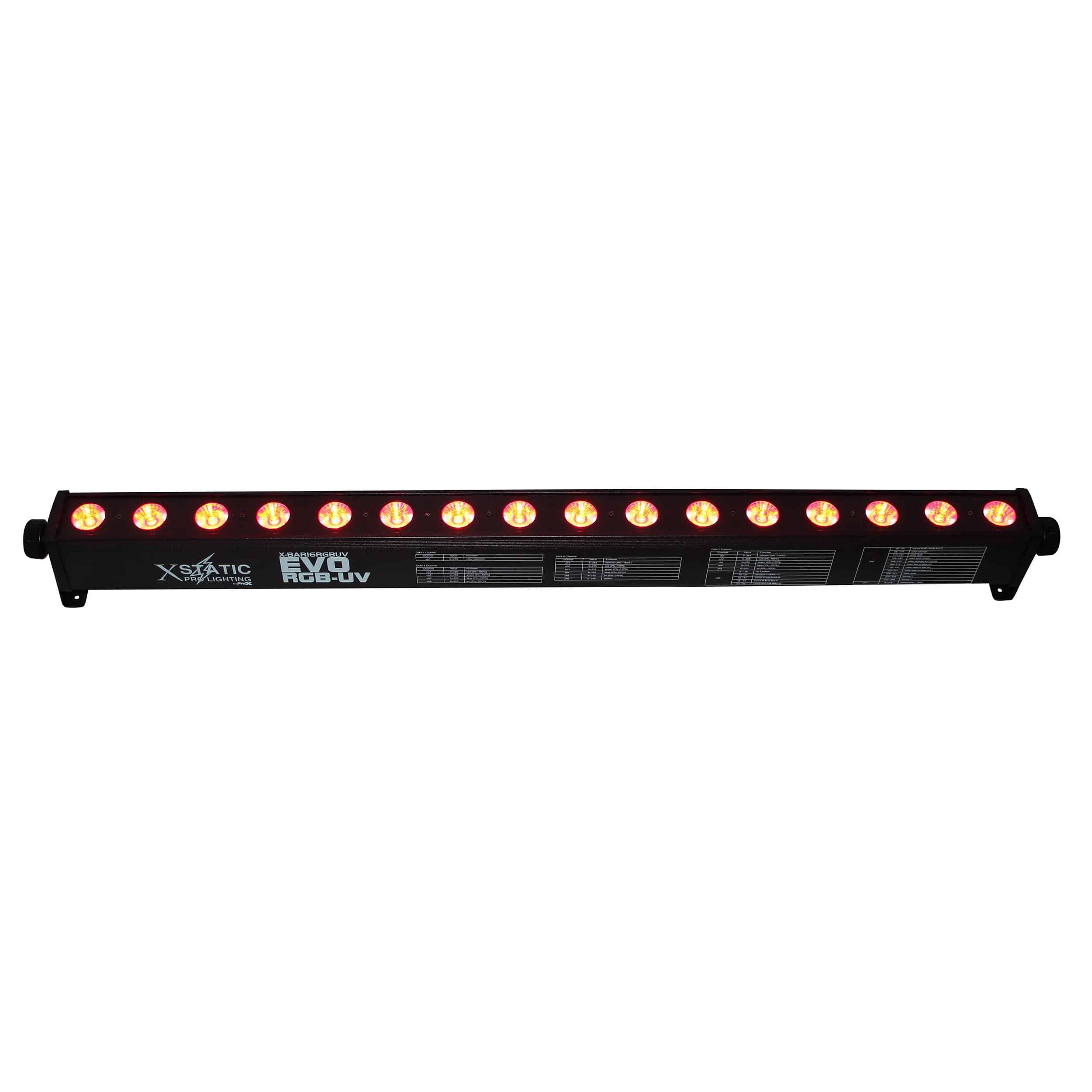 Pro X EVO RGB-UV Bar16 64W High Power RGB-UV LED Wash Light - Image 3