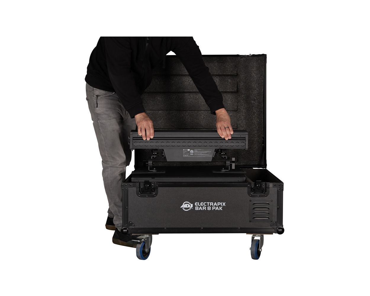 ADJ ElectraPix Bar 8 Pak battery powered wireless DMX LED linear fixtures - Image 4
