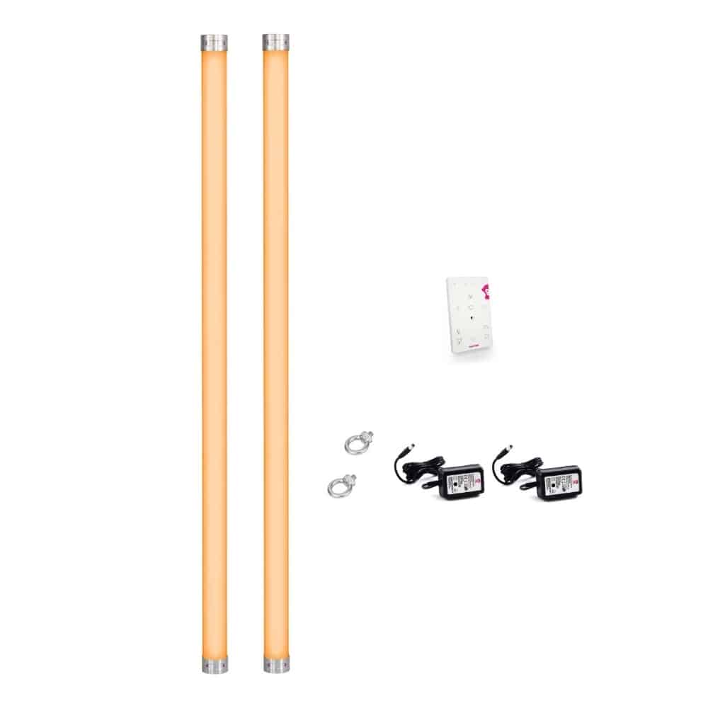 Set of 2 Ape Labs Neon Wireless LED Tubes + 2x Tripod Stands - Image 11