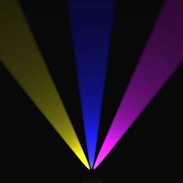 Pair of 2 Chauvet DJ EZBeam Q3 ILS battery-powered effect lights - Image 3