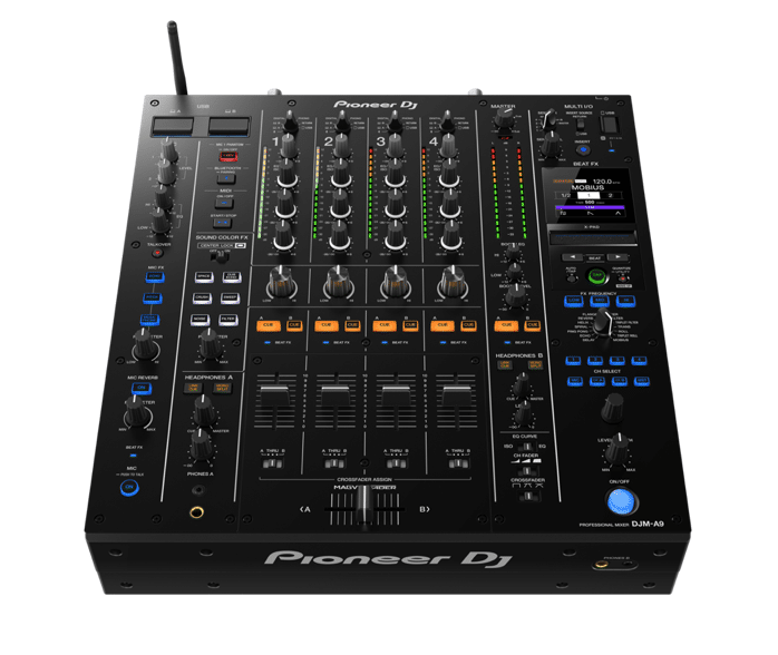 Pioneer DJ DJM-A9 Black 4-channel DJ Mixer + Flight Case - Image 5
