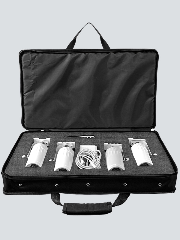 Pair of 2x CHAUVET DJ EZpin Pack 4 Four Battery-Powered LED Pin Spots - Image 4