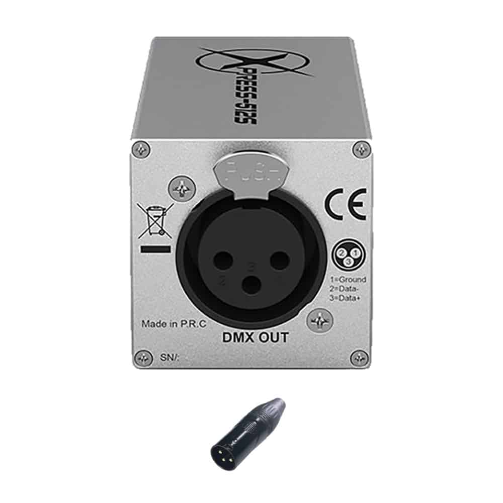 Set of 1x CHAUVET DJ Xpress-512S USB to DMX Interface + 3-Pin Terminator
