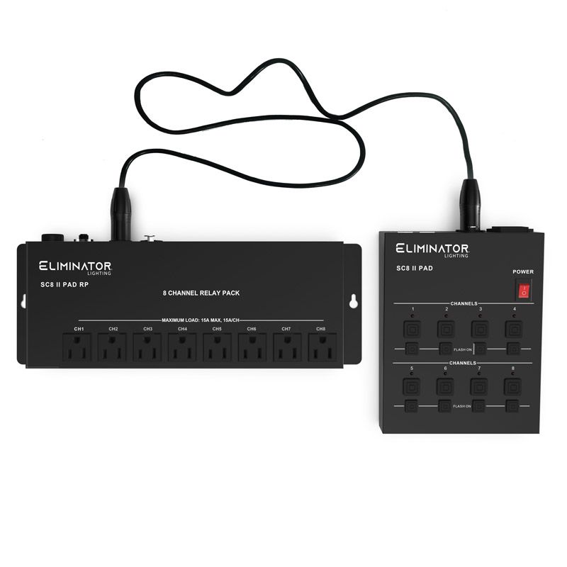 Set of ADJ SC8 II PAD SYSTEM analog controller + 2x Mini Kinta ILS - Image 5