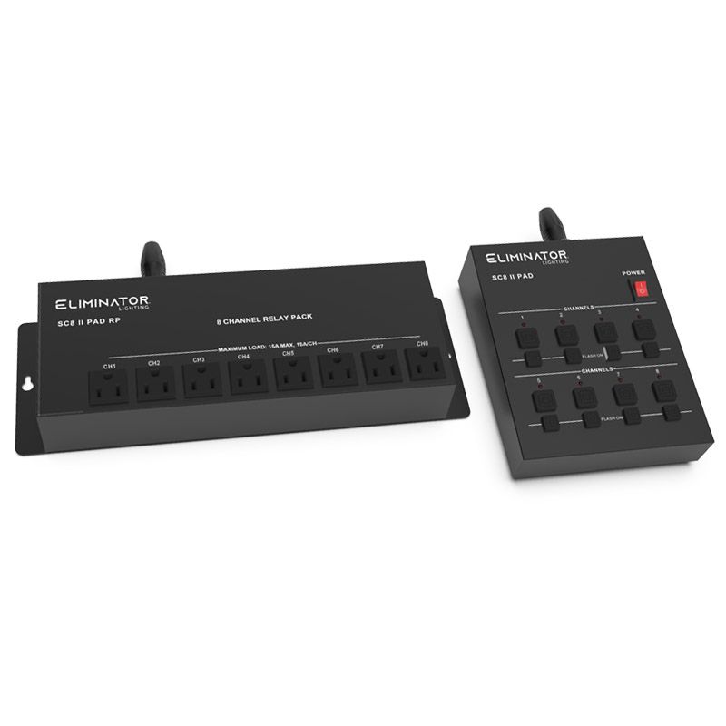 Set of ADJ SC8 II PAD SYSTEM analog controller + 2x Mini Kinta ILS - Image 2