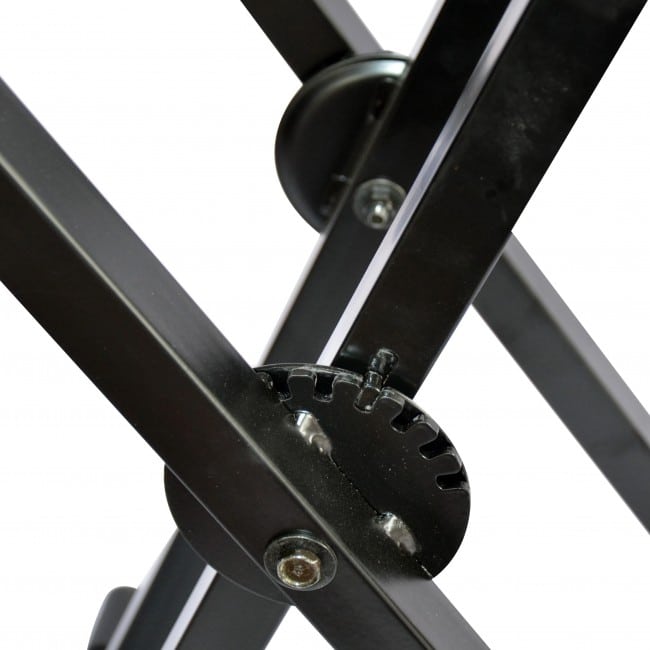 Set of Pro X Double X DJ Coffin/Keyboard Stand w/ Utility Table Top - Image 3