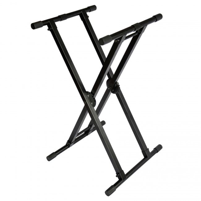 Set of Pro X Double X DJ Coffin/Keyboard Stand w/ Utility Table Top - Image 4