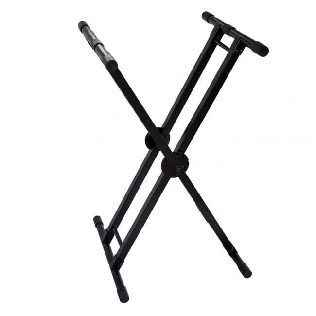 Set of Pro X Double X DJ Coffin/Keyboard Stand w/ Utility Table Top - Image 5