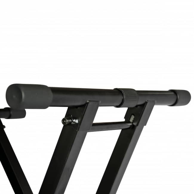 Set of Pro X Double X DJ Coffin/Keyboard Stand w/ Utility Table Top - Image 7