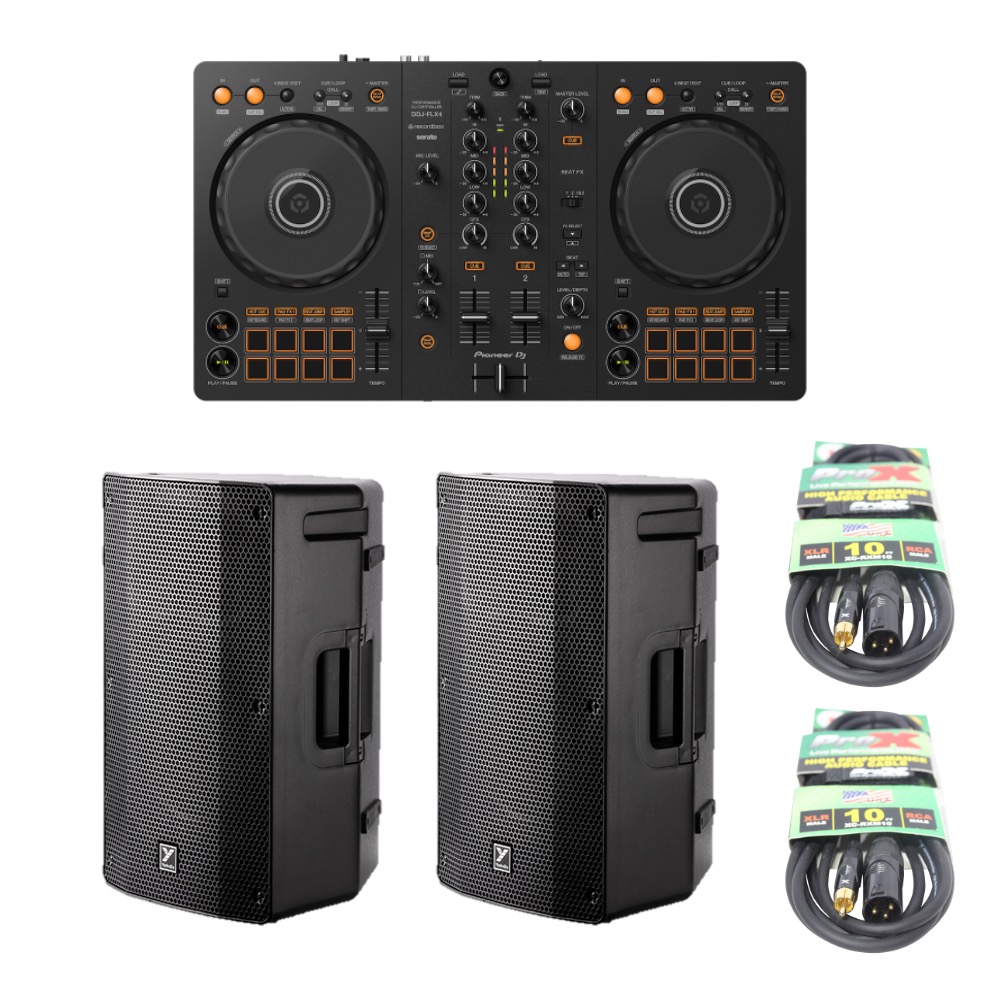 Pioneer DJ DDJ-FLX4 Starter Pack Pro - Music Trends - Pro Audio