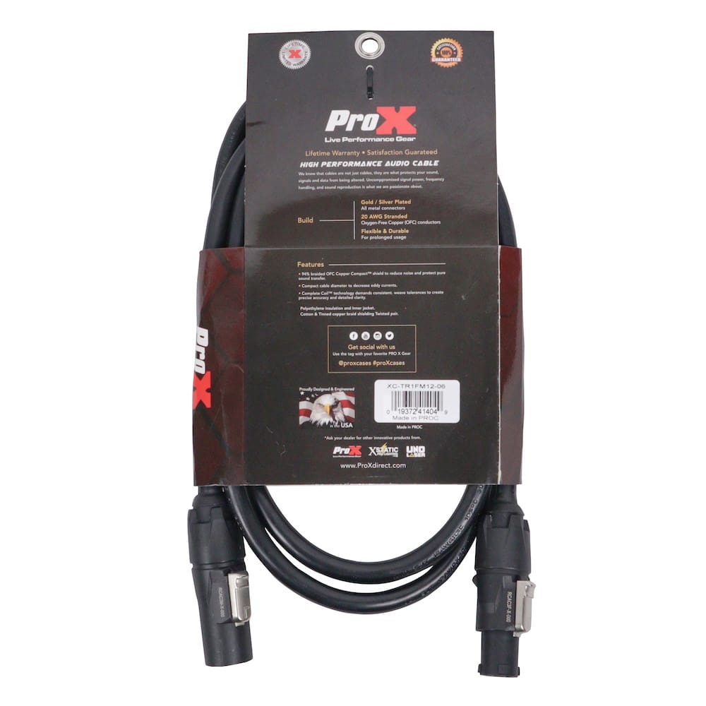 Pack of 10x Pro X 6 Ft Male to Female 12AWG Power Cable for Power Connection - Image 2