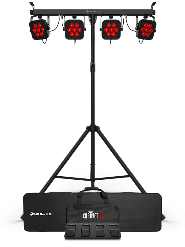 Chauvet DJ 4BAR Hex ILS Complete RGBAW+UV LED Wash System w/ D-Fi USB Wireless DMX transceiver - Image 6