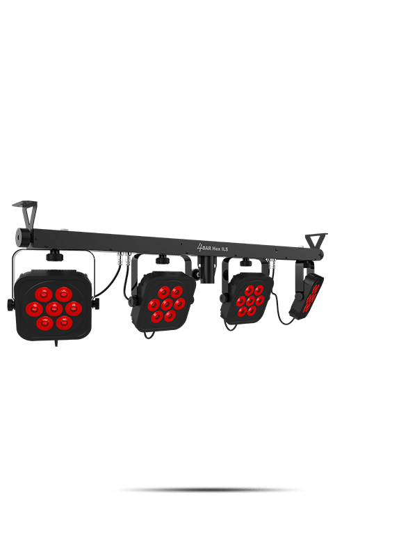 Chauvet DJ 4BAR Hex ILS Complete RGBAW+UV LED Wash System w/ D-Fi USB Wireless DMX transceiver - Image 2