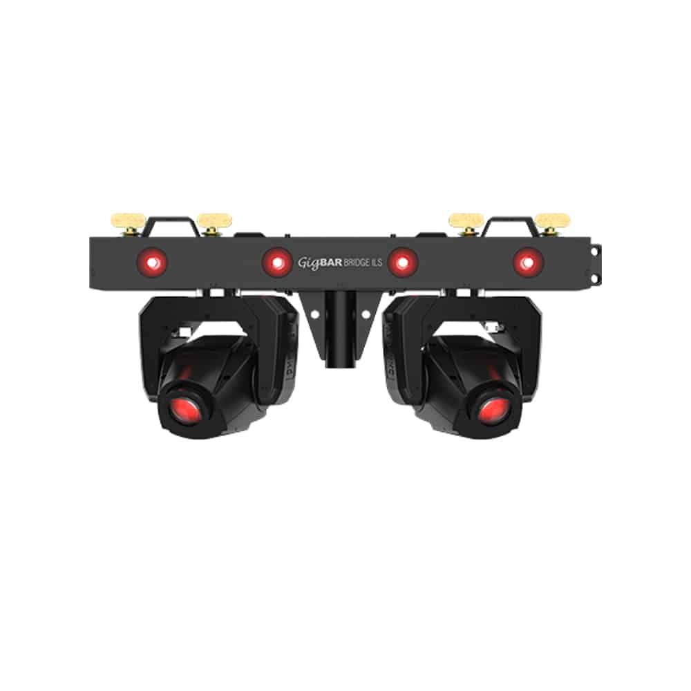 2x Chauvet DJ GigBAR Bridge ILS moving head wash + Stands w/ Base Plates - Image 5