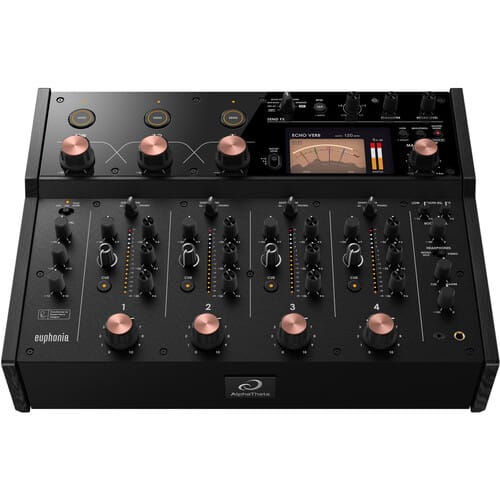 AlphaTheta Euphonia professional 4 channel mixer + Headphones w/ Headphone case - Image 3