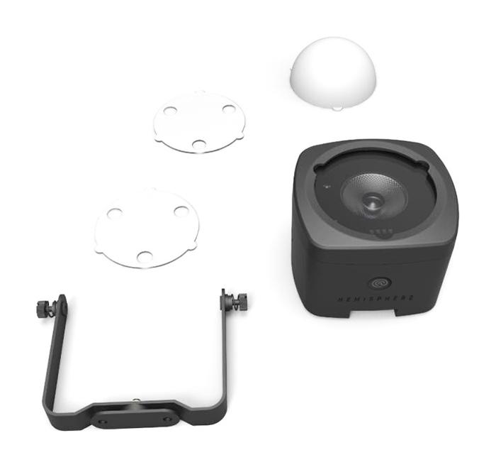 Pair of 2x Blizzard Hemisphere BATTERY POWERED + WIRELESS LED EFFECT - Image 3