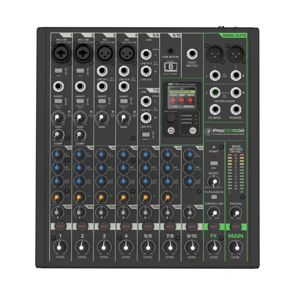 Mackie ProFX10GO with THRASH 212 GO & 2x XLRs - Image 6