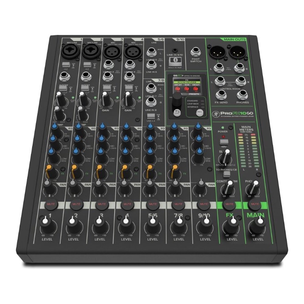 Mackie ProFX10GO with THRASH 212 GO & 2x XLRs - Image 3