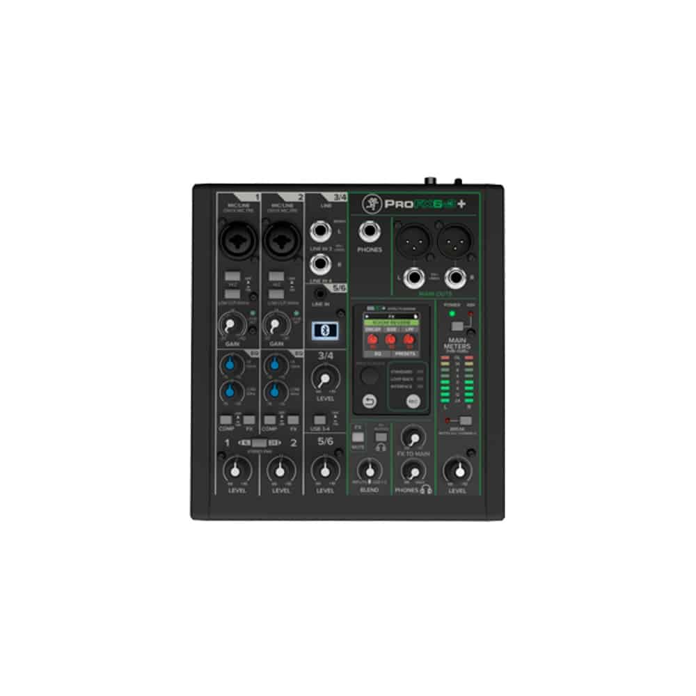 Mackie ProFX6v3+ 6-Channel Analog Mixer + Bag & 2x XLRs - Image 2