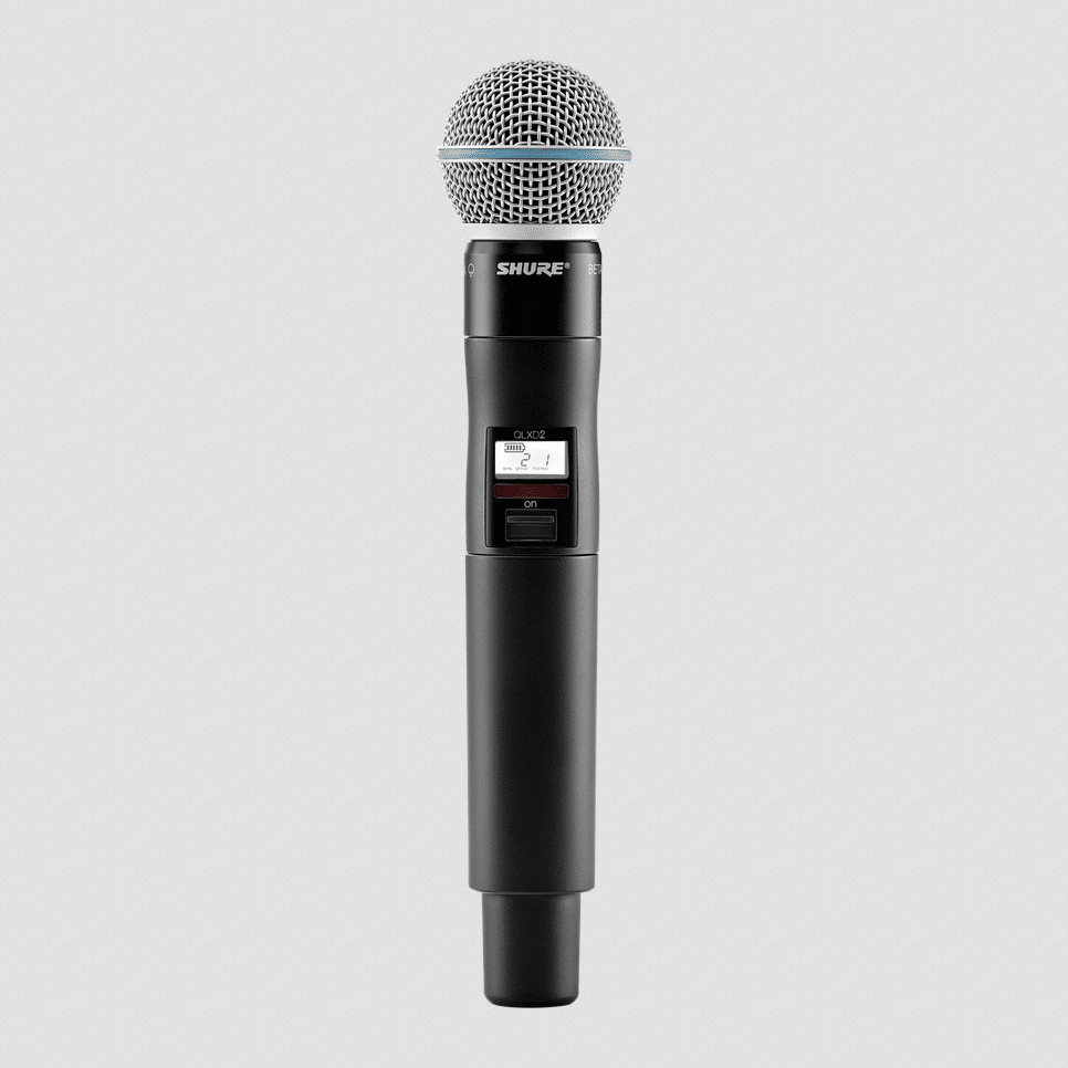Shure QLXD24/B58 System with QLXD2/BETA58A Handheld Transmitter G50 - Image 2