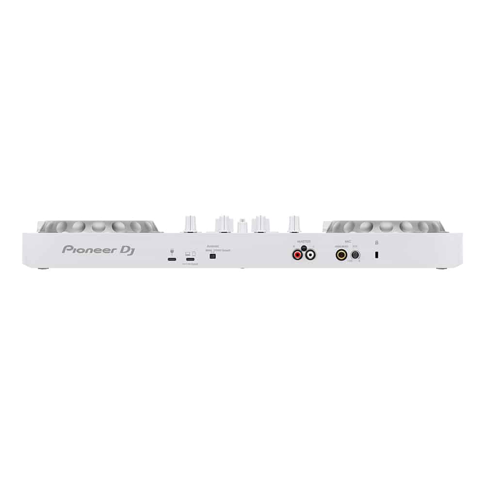 Pioneer DJ White Limited Edition DDJ-FLX4 DJ Controller w/ Decksaver - Image 5