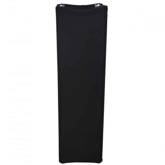 2x Pro X Black 3.28ft 1 meter Lycra Cover Scrim Sleeve fits 12" Quad Box Truss Segment - Image 6