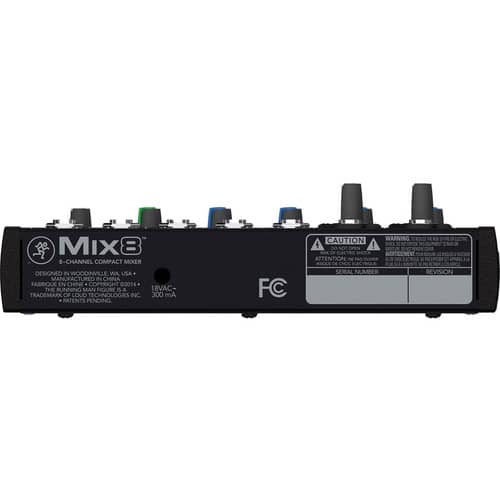 Bundle of Mackie Mix8 8 Channel Mixer + Headphones, Cables, Ties - Image 6