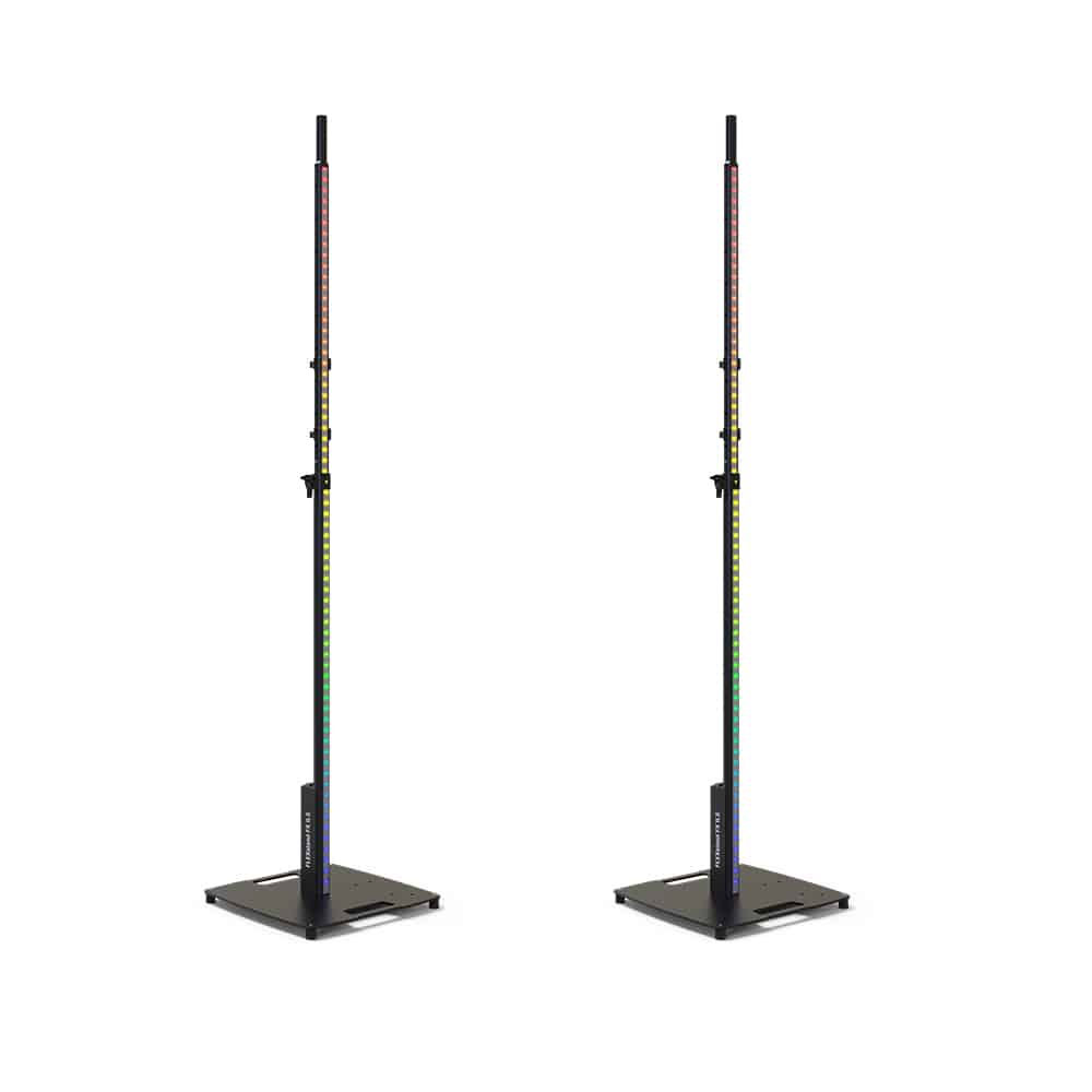 2x Chauvet DJ FLEXstand FX ILS telescoping stand with built-in LED strip & 25' DMX link Cable - Image 11