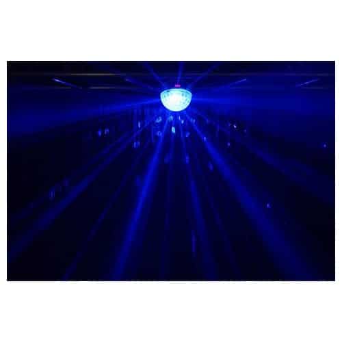 4x Blizzard Snowball DMX RGBW LED Multi Beam Effect Lights w/ Carry Bags - Image 2