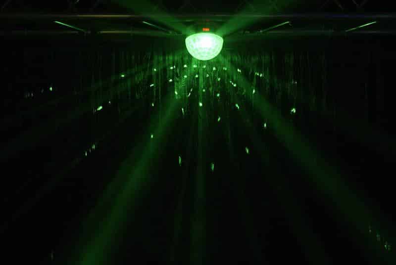4x Blizzard Snowball DMX RGBW LED Multi Beam Effect Lights w/ Carry Bags - Image 5