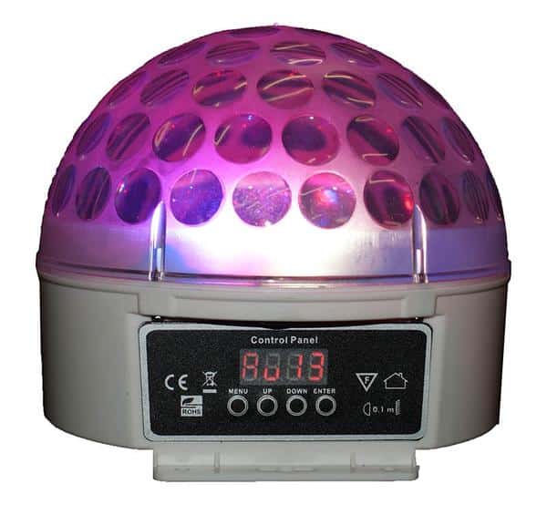 4x Blizzard Snowball DMX RGBW LED Multi Beam Effect Lights w/ Carry Bags - Image 6