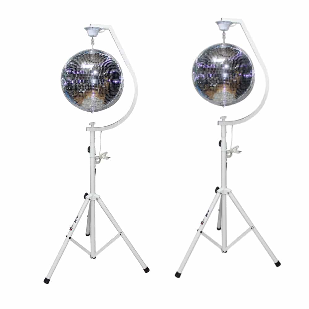 Pro X Mirror Ball-Stands Package of 2 X-MB20STAND & 2 MB-20 & T-SS28P