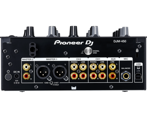 Pioneer DJ DJM 450 COMPACT 2-CHANNEL MIXER + XLR Cables - Image 3