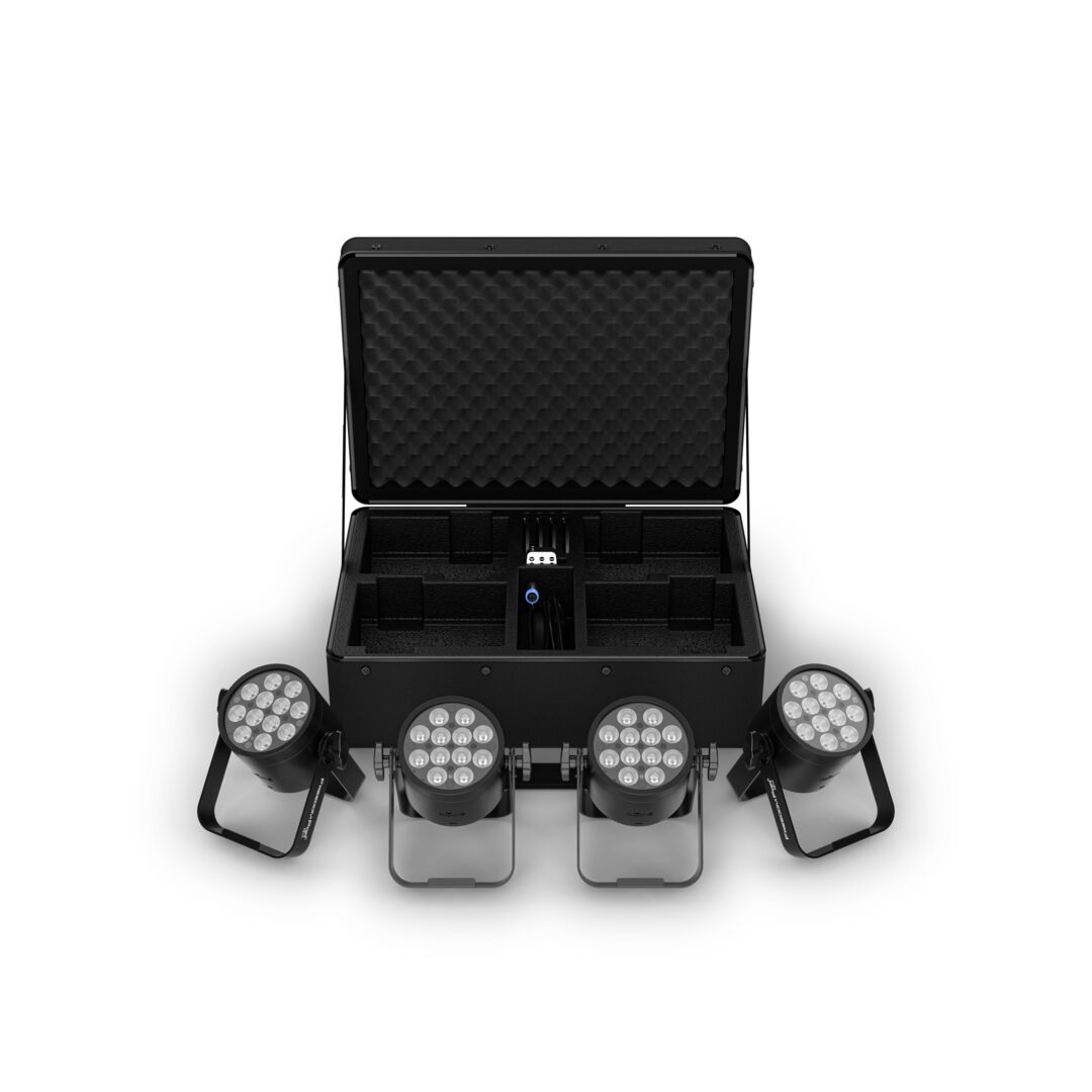 Chauvet DJ Freedom Par Q12 X4 Complete Wireless Uplighting Kit - Image 2