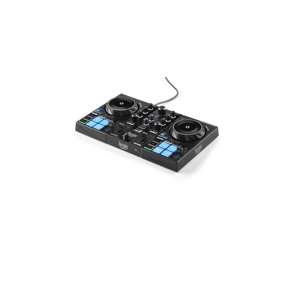 Hercules DJ Control Inpulse 200 MK3 2-Channel DJ Controller + CR4.5BT Speakers + Cable Ties - Image 3