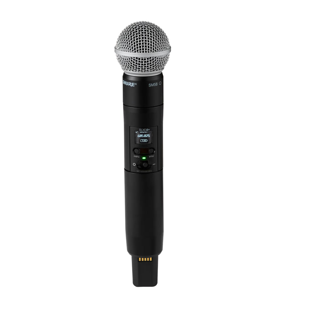 Shure SLXD24+/58 Digital Wireless Handheld System with SM58® Cardioid Dynamic Microphone + Carry Case + XLR - Image 2